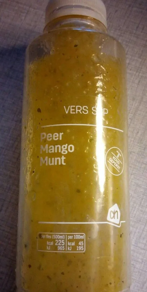 Vers sap peer mango munt