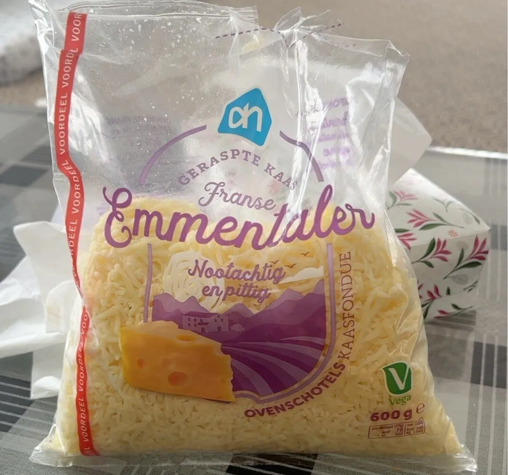 franse emmentaler geraspte kaas
