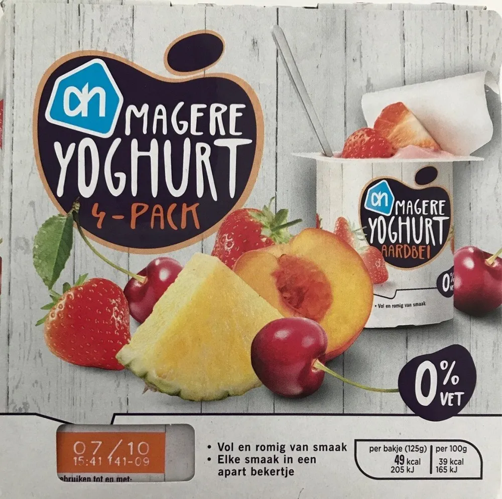 Magere yoghurt