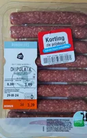 Runder chipolata worstjes