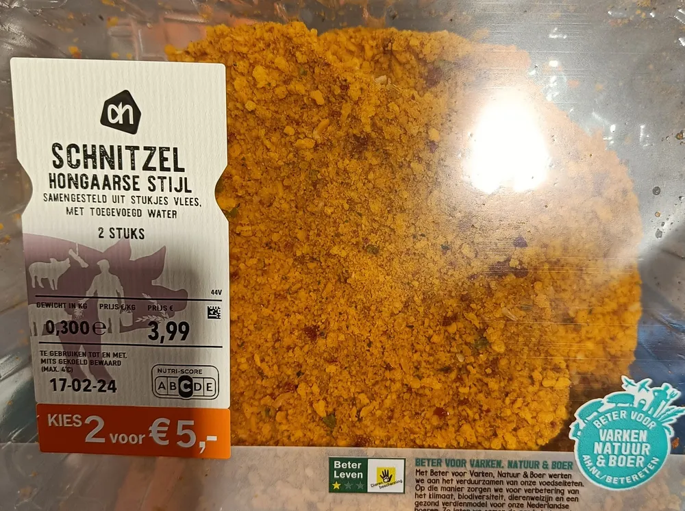 Schnitzel Hongaarse stijl