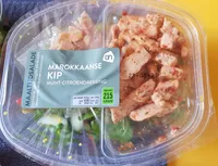 MAALTIJDSALADE MAROKKAANSE KIP MUNT-CITROENDRESSING