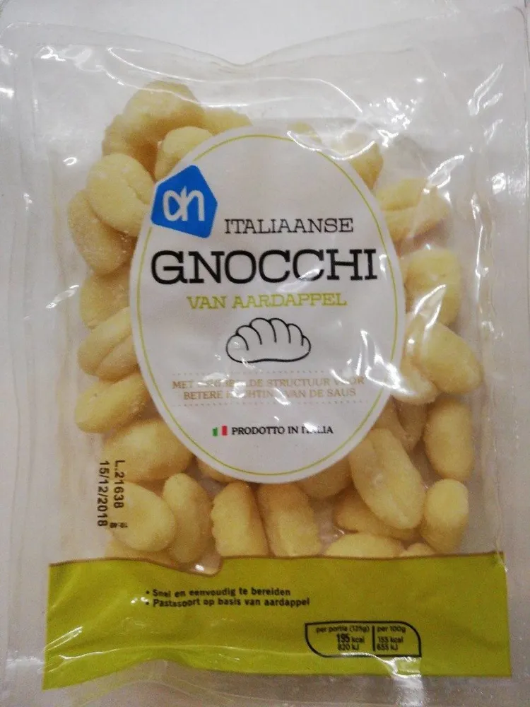 Italiaanse Gnocchi van aardappel