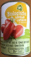 Biologische gepelde tomaten
