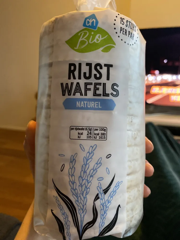 Rijstwafels met zeezout