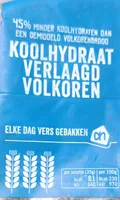 Koolhydraat verlaagd volkoren