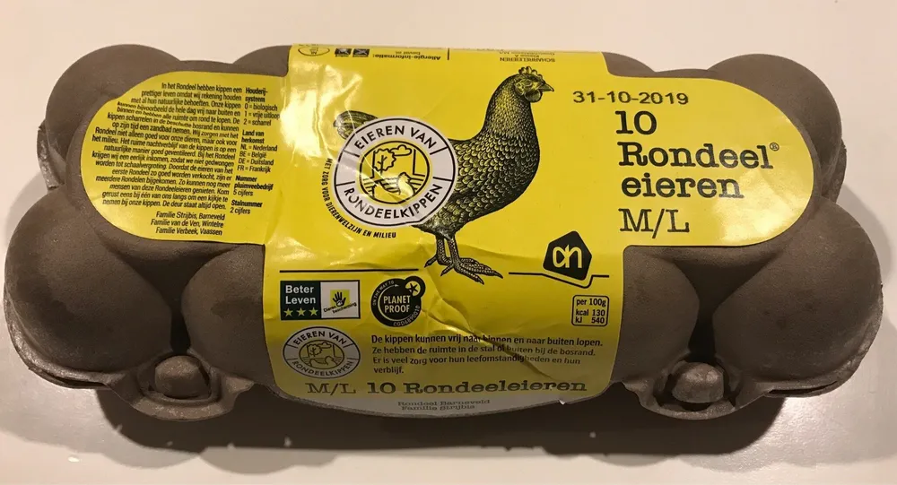 Rondeel eieren