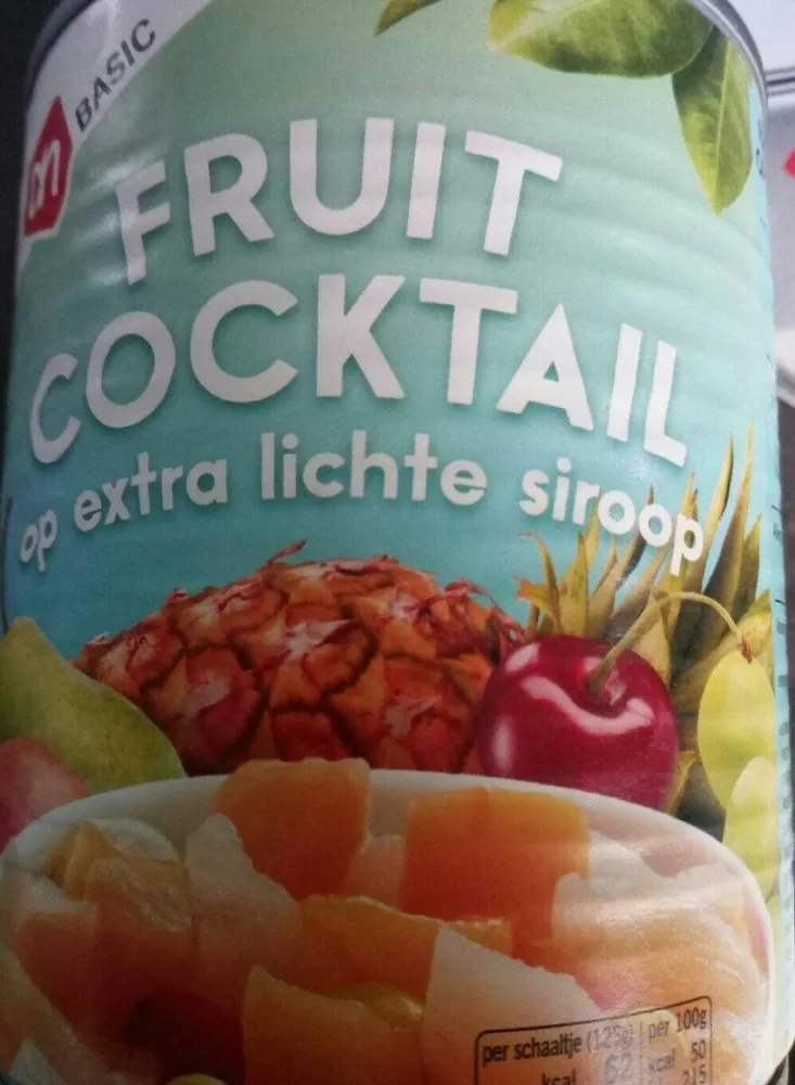 FRUIT COCKTAIL OP EXTRA LICHTE SIROOP