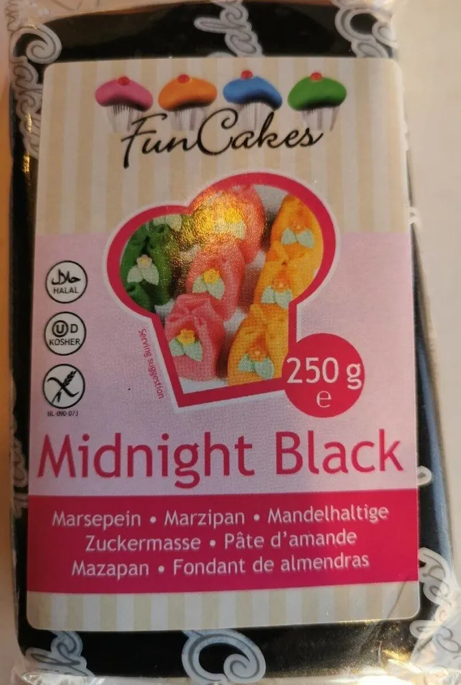 Pâte D'amande Noire Funcakes 250GR