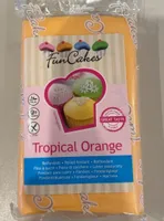 Pâte à Sucre - Orange Tropicale - 250G - Funcakes