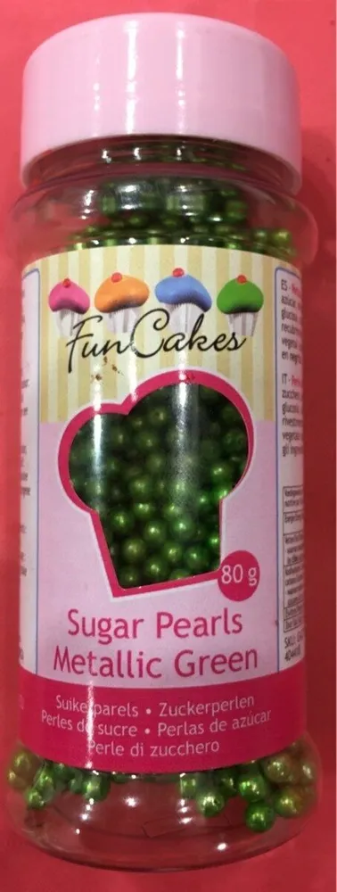 Sugar Pearls Metallic Green