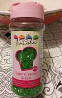 Sugar crystals green