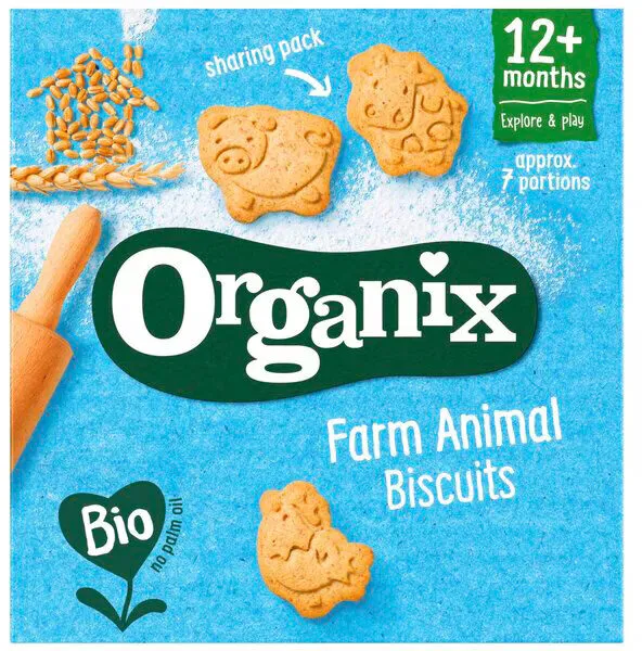 Organix Boerderijdieren koekjes 12m+