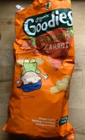 Organix corn puffs with carrots
