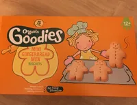 Mini gingerbread men biscuits