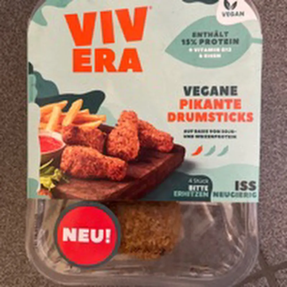 Vegane pikante drumsticks