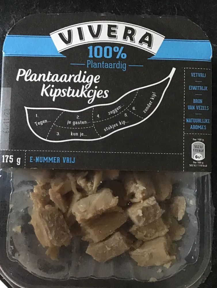 Plantaardige kipstukcjes