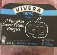 Pumpkin sweat potato burger