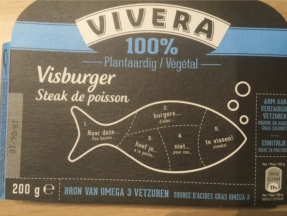 Visburger steak de poisson