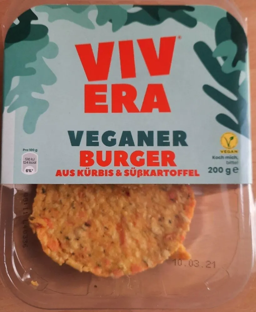 Veganer Burger aus Kürbis & Süßkartoffeln