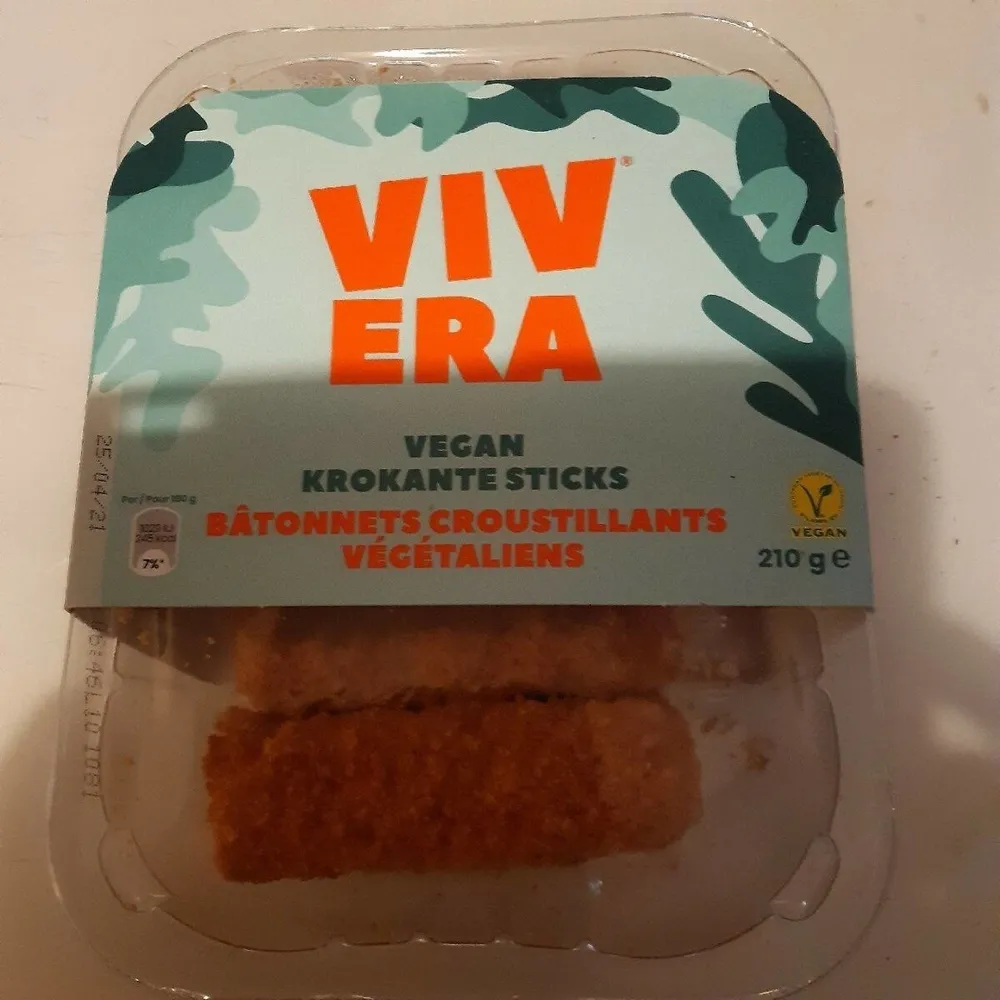 Bâtonnets croustillants végétaliens