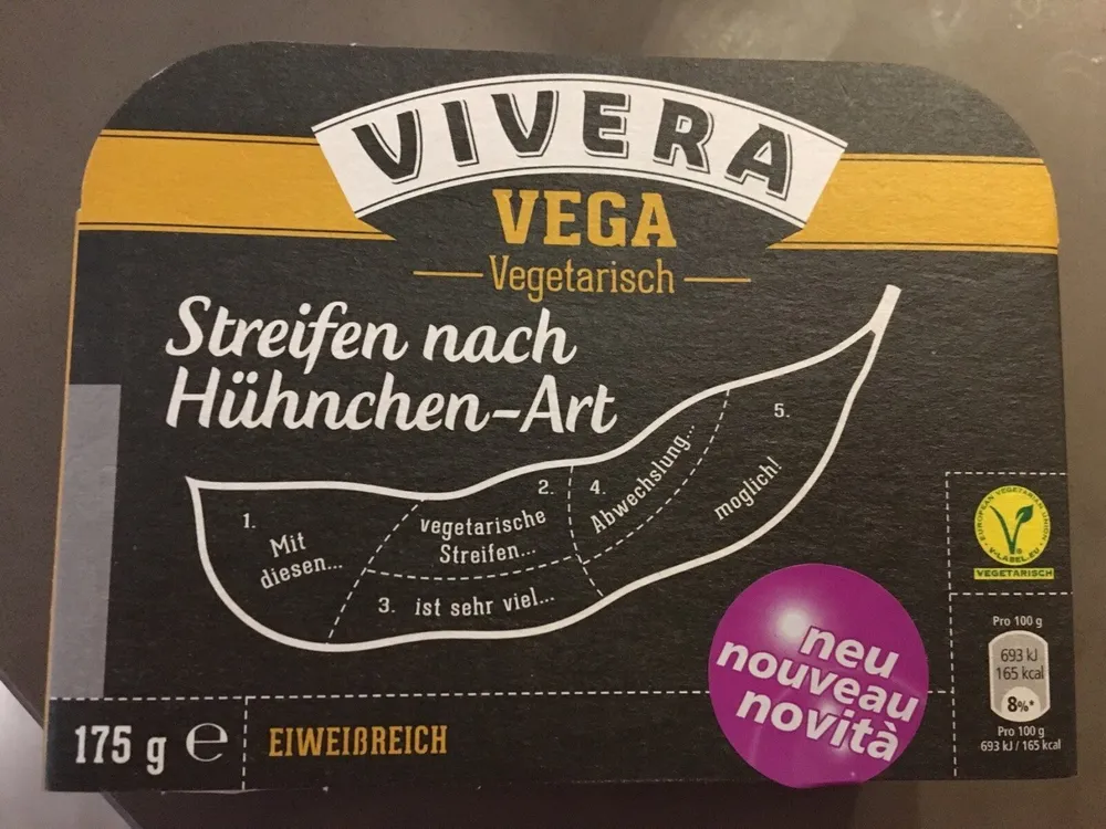 Streifen nach Hünchen-Art