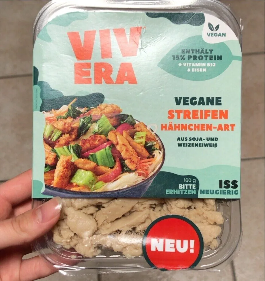 Vegane Streifen Hähnchen-Art