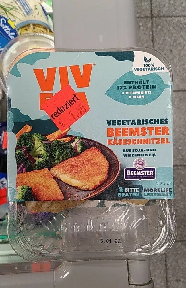 Vegetarisches Beemster Käseschnitzel