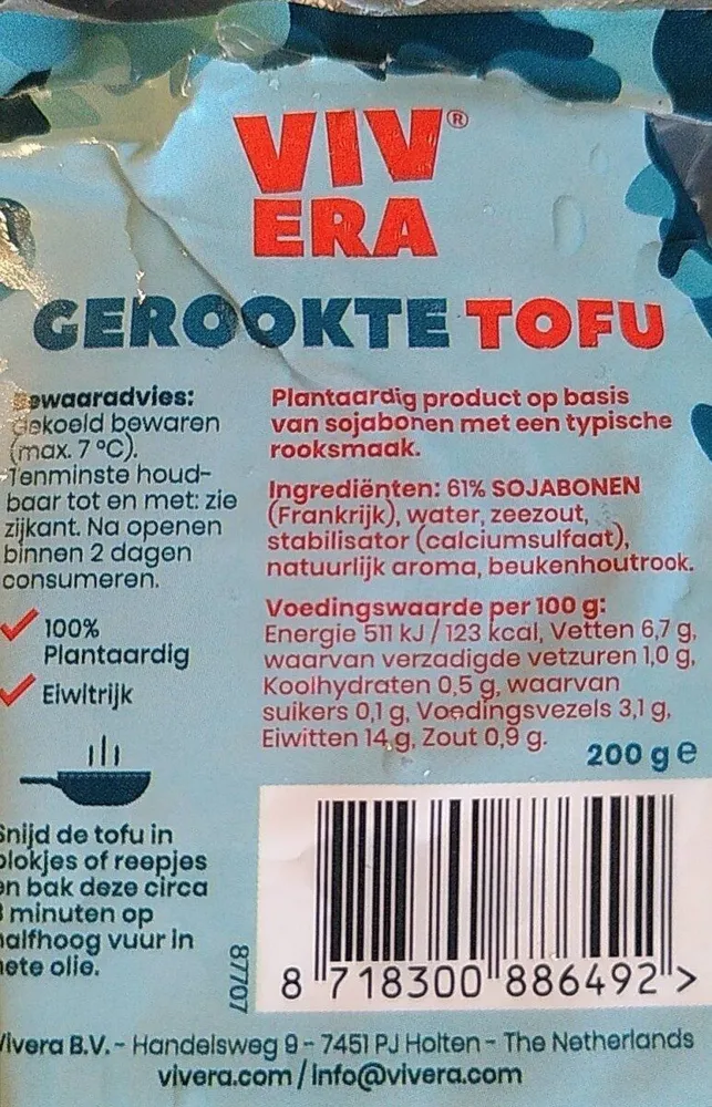 Gerookte tofu