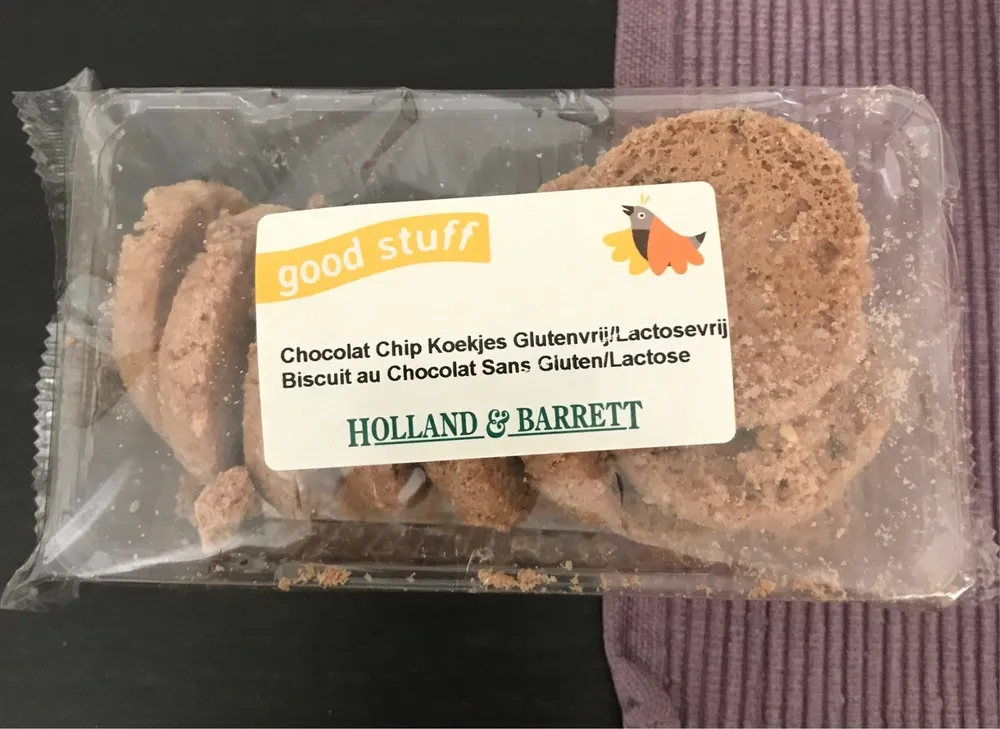 Biscuit au chocolat sans gluten