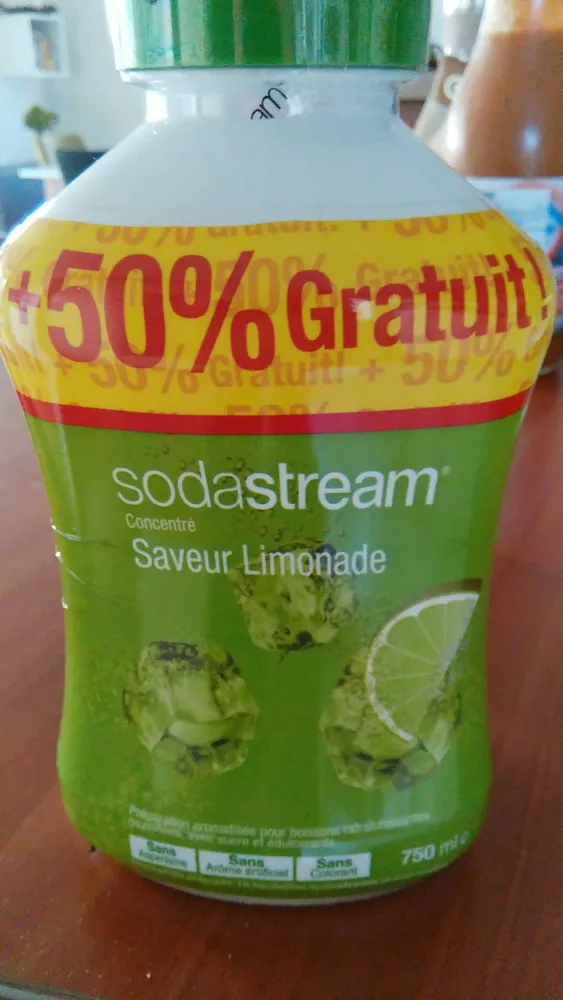 Sodastream - Concentré Limonade + 50% Gratuit (30025688)