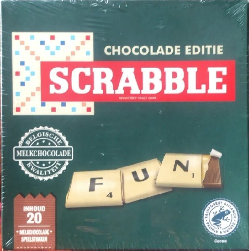 Chocolade editie Scrabble