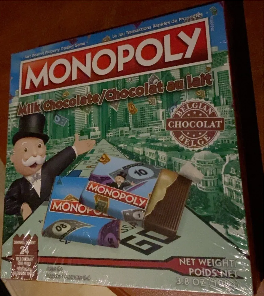 MONOPOLY Milk Chocolate Game Piece Set