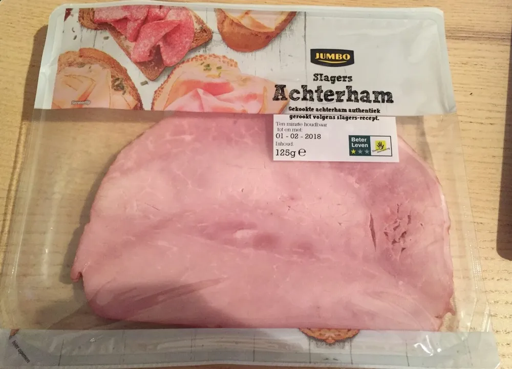 Slagers Achterham 125 Gram