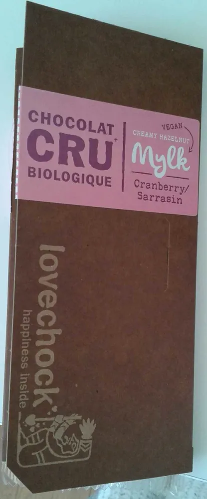 Chocolat Cru Biologique Cranberry Sarrasin