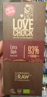 Extra dark 93% cacao