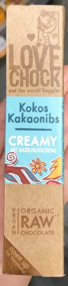 RAW Chocolate Bar Kokos Kakaonibs