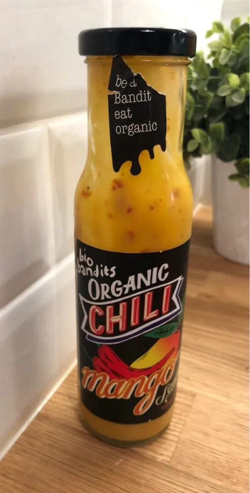 Organic chili mango sauce