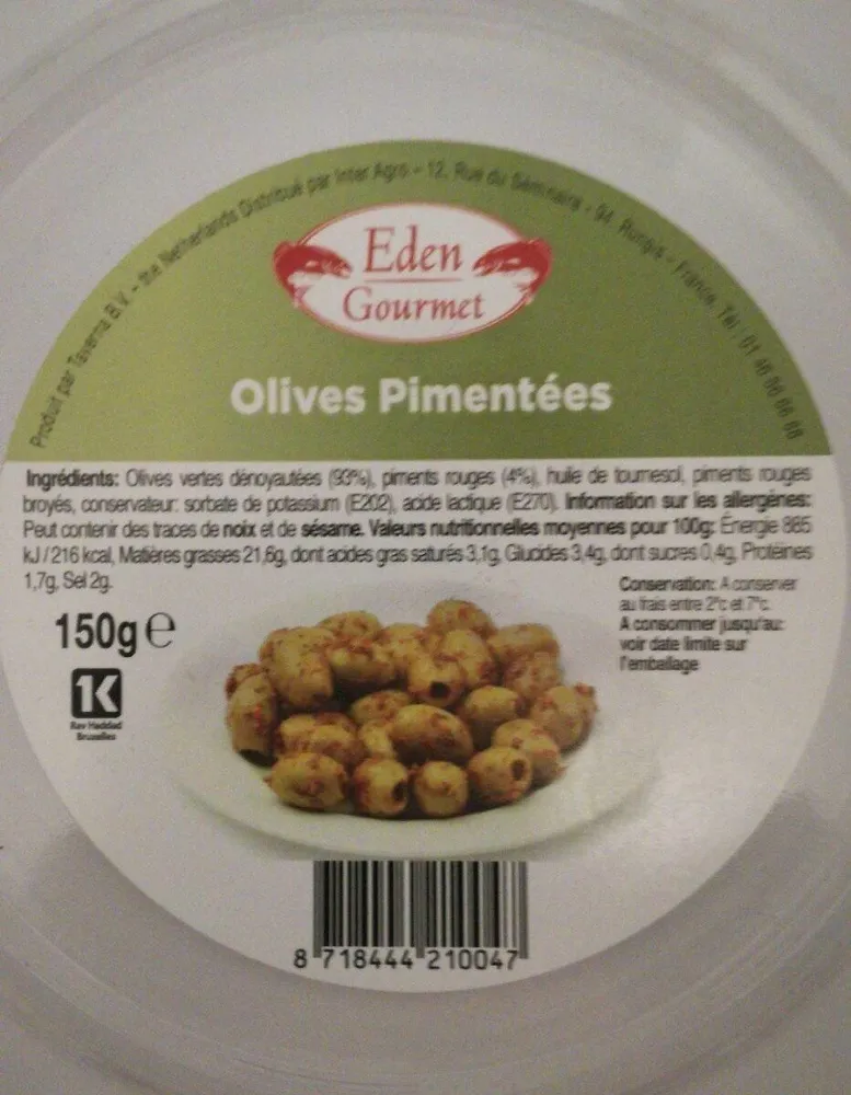 Olives pimentées