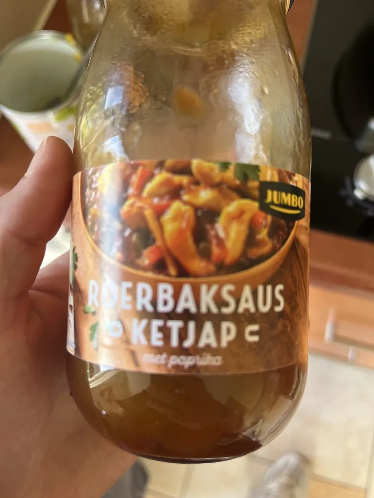 Jumbo Roerbaksaus Ketjap met Paprika 490 g