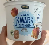 Magere kwark met yoghurt appel kaneel