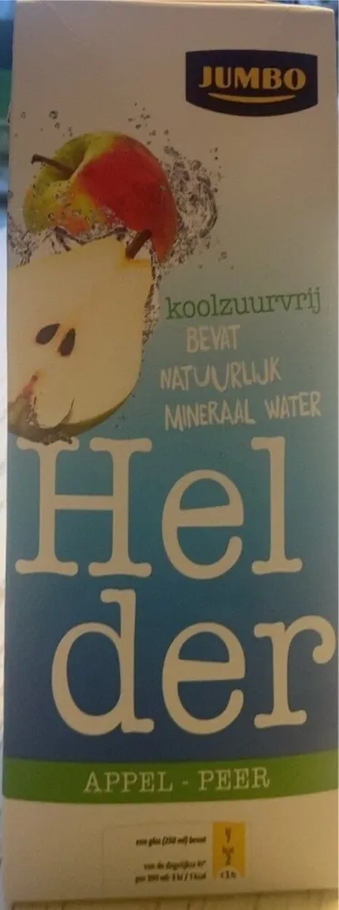 Helder appel peer