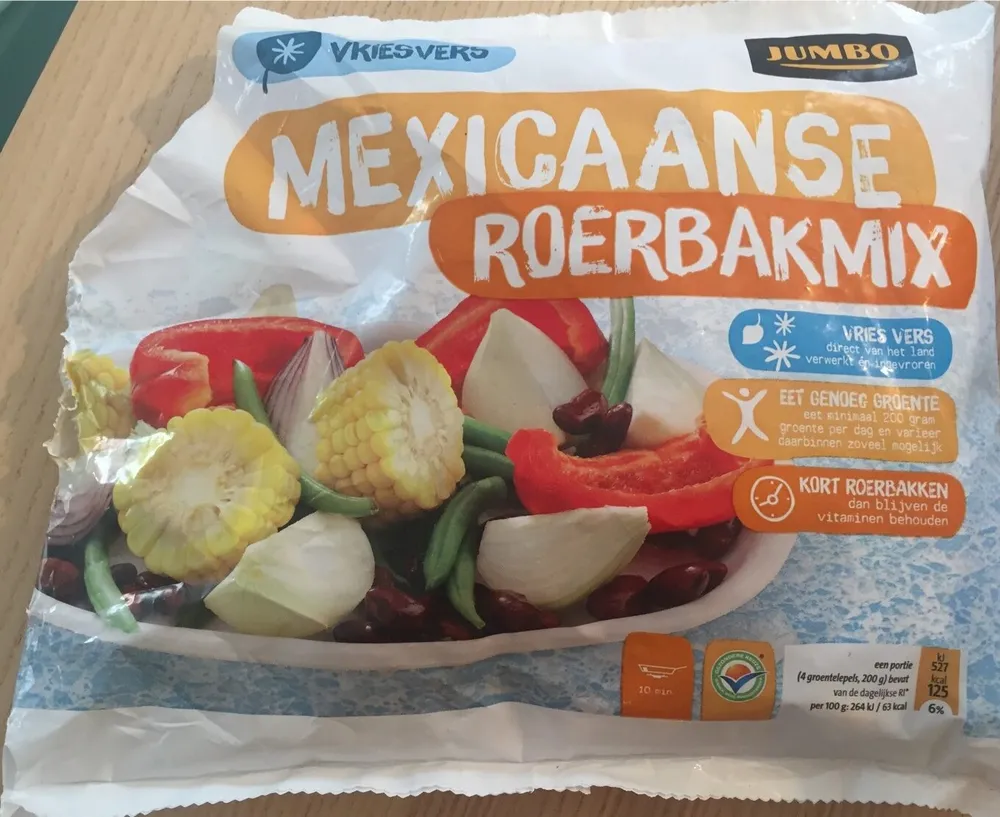 Wokmix Mexicaans 600 Gram Diepvries