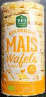 Biologische maïs wafels