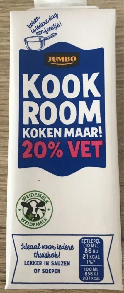 Kookroom 20% vet