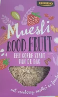 Muesli rood fruit