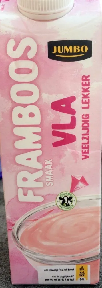 Vla framboossmaak