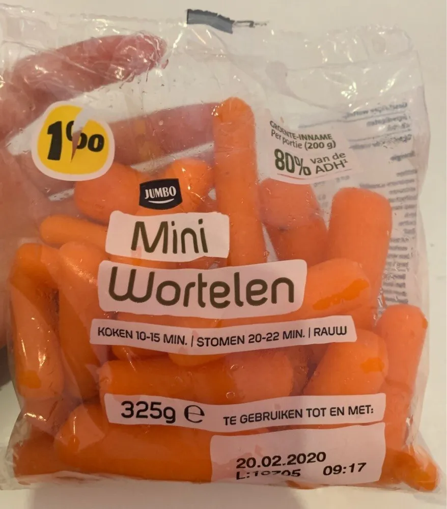 Mini wortelen
