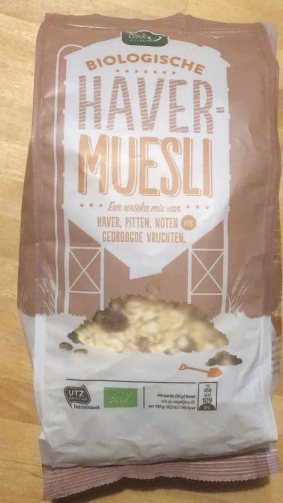 Biologische havermuesli