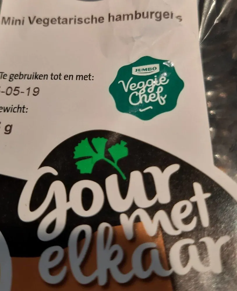 Mini vegetarische hamburgers